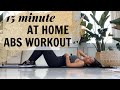 15 Minute Ab Workout | At Home with Joie Chavis