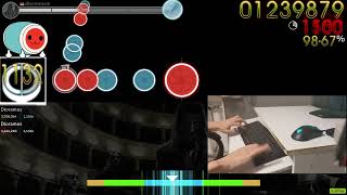 osu!taiko liveplay: Fleshgod Apocalypse - Elegy[Labyrinth], 260BPM streams 8,42✮(7,56✮old) 4x Miss