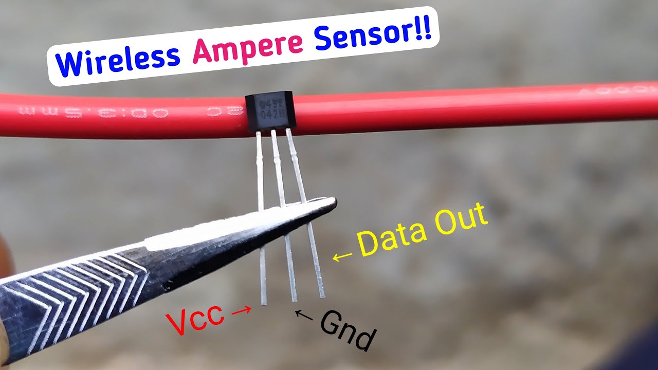 यह sensor वायर के पास जाने से ही एम्पीयर बता देगा!! [DIY Current Clamp