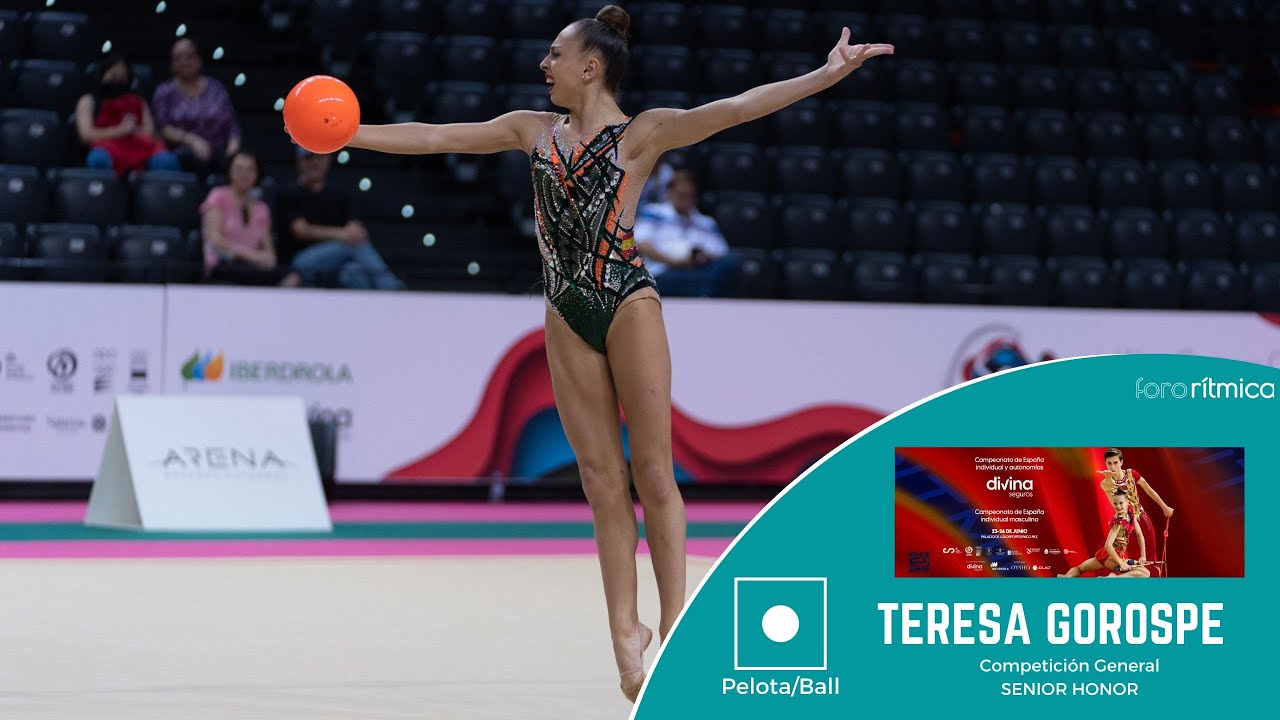 Teresa Gorospe Pelota - Campeonato de España Gimnasia Ritmica 2022 