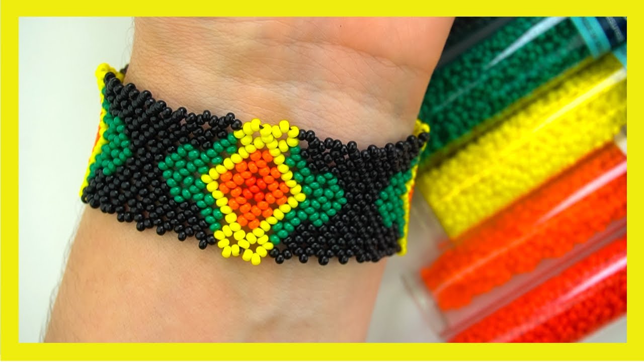 PULSERA HUICHOL / PULSERA  DE MOSTACILLAS/