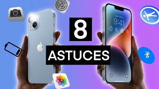 8 ASTUCES IPHONE INDISPENSABLES 📱😱