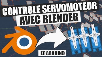 Contrôler PLUSIEURS SERVOMOTEURS avec BLENDER et Arduino