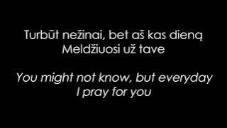 GJan - Meldžiuosi Už Tave  (English Lyrics Video)