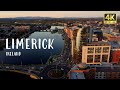 Limerick city  ireland  4k drone view