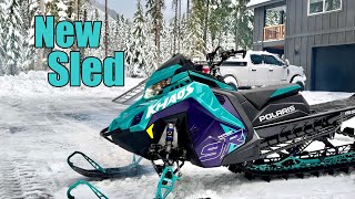 FIRST RIDE ON 2024 POLARIS 9R SNOWMOBILE!