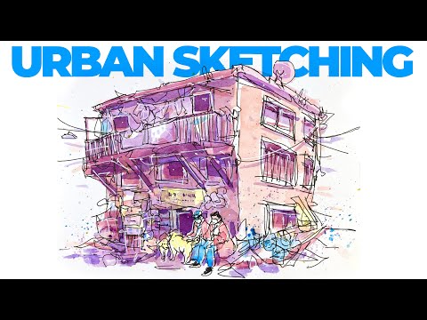 6 tips to improve your URBAN SKETCHING