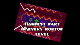The hardest part in every robtop level