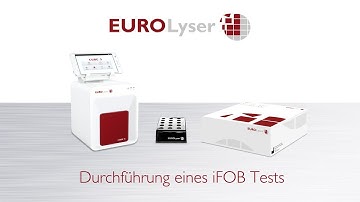 Durchführung eines iFOB Tests auf dem Eurolyser CUBE-S