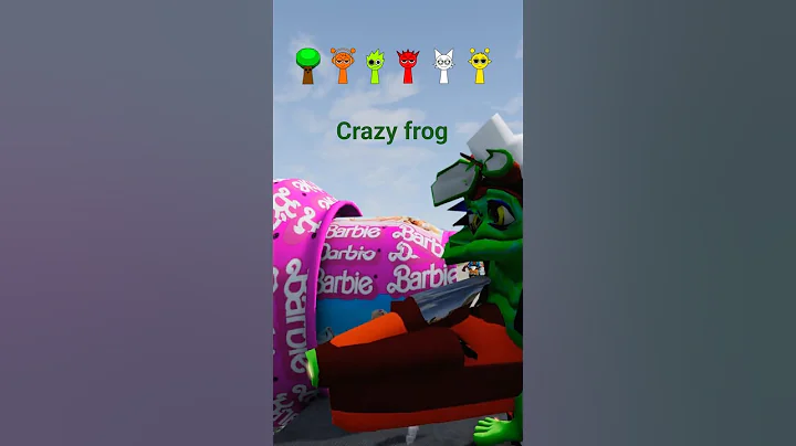 Beamng SHorts&Gummy Bear&Crazy Frog&Spider Man&Sponge Bob&VSBarbie Bollard in beamNG.drive