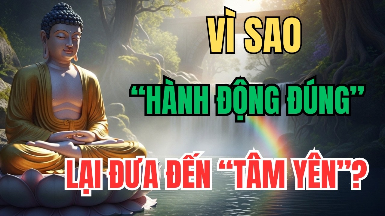 “CHÁNH NGHIỆP LÀ GÌ? HÀNH ĐỘNG ĐÚNG ĐỂ TÂM YÊN”