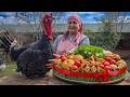 Giant Turkey For Traditional Novruz In An Azerbaijani Village mp3