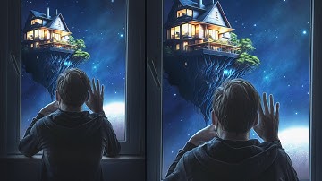 Floating House Photo Manipulation Photoshop Tutorial