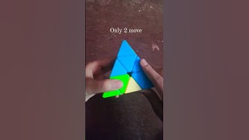 pyramid cube only 2 move solve