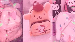 💗👛 Pack my Bag + Sanrio Unboxing TikTok Compilation 👛💗