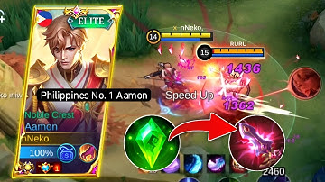 AAMON 1 SECOND DELETE USING THIS ITEM COMBO! 100% BROKEN