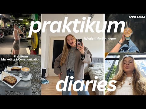 Praktikum diaries | produktiver & realistischer vlog - work - sport | Anny Faust