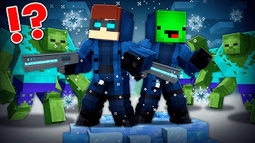 1000 MUTANT ZOMBIES vs CAPTAIN COLD Armor in Minecraft - Maizen JJ and Mikey
