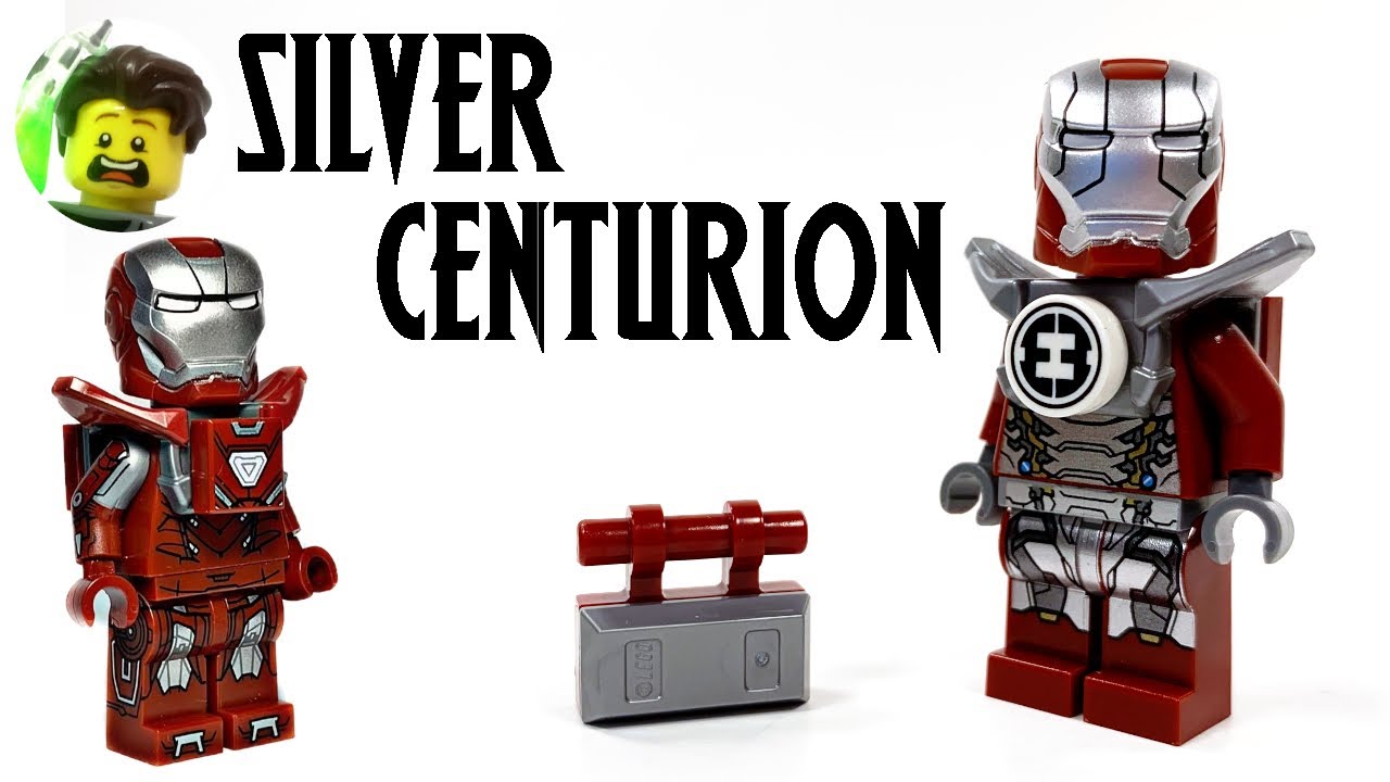 LEGO Custom Silver Centurion Minifigure 