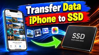 How to Transfer Photos & Videos from iPhone to SSD | Fast & Easy Backup #iPhone #SSD