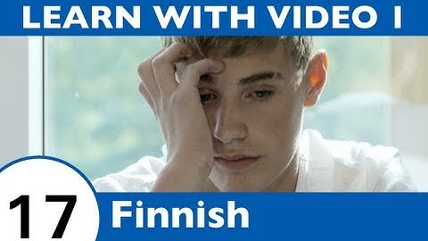 Learn Finnish with Video - Would Your Finnish Skills Help You Out of This Situation?!