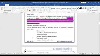 CLASE DE PLAN LECTOR 4TO GRADO - COMPRENSIÓN LECTORA:HABIA UNA VEZ UN REY