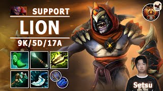 Lion Support | 7.30e | Setsu Pro Lion Play | Dota 2 Immortal Gameplay