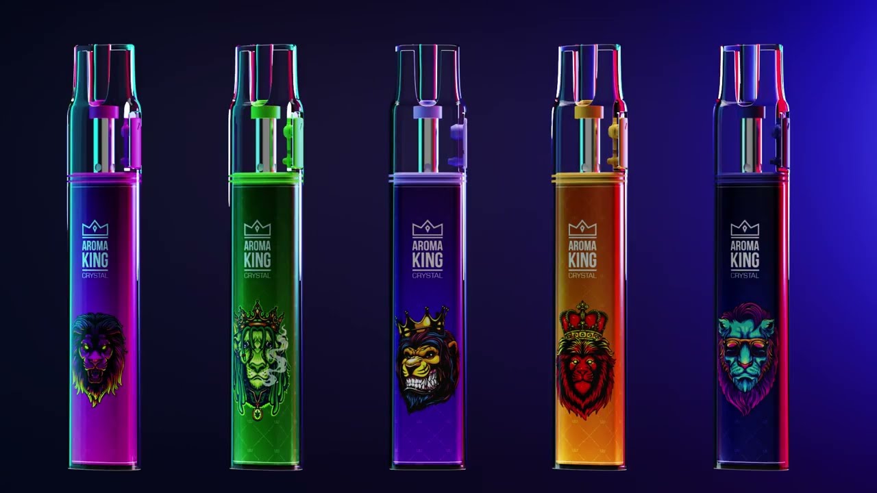 Aroma King Crystal - King of the Jungle - a brand new refillable and rechargeable e-cigarette