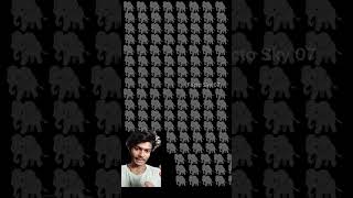 दम है तो उल्टा हाथ का जादू दिखाओ 😱🤯 | #funny #animals #dangerous #elephant #shorts #illusion