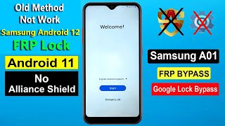 SAMSUNG Galaxy A01 FRP Bypass Android 10/New Method Samsung A01