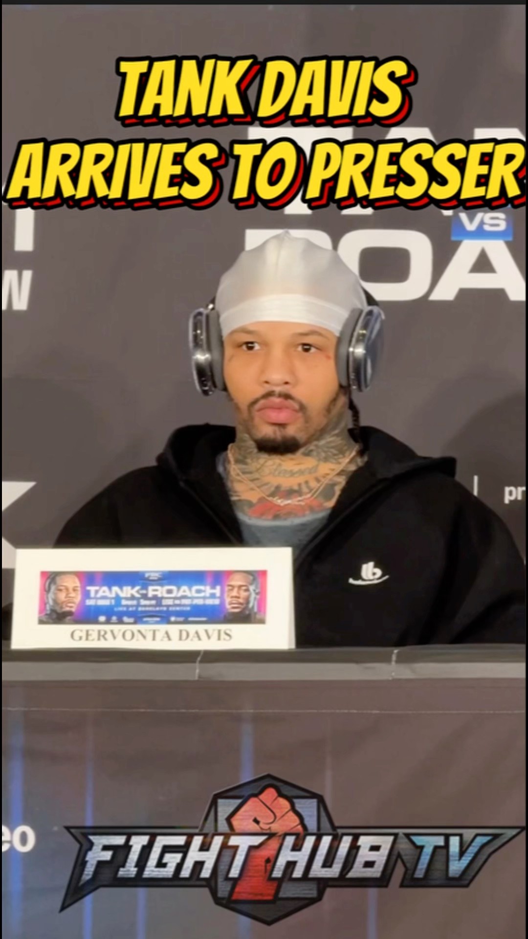 Gervonta Davis ARRIVES LOCKED IN to presser vs Lamont Roach!