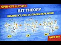 How to Bias CE, CB & CC Amplifier Stages (BJT Theory) | Part S10
