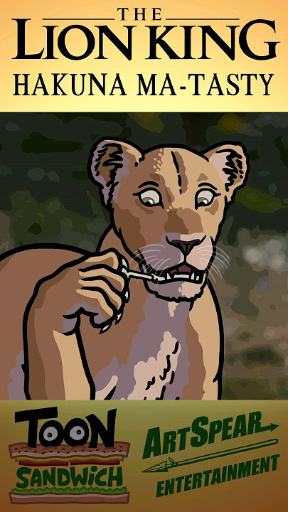 Lion King first date fail - TOON SANDWICH #funny #lionking #disney #animation #parody #lion