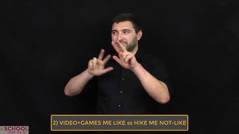 ASL 1-Unit 3-Lesson 4-Activities Example Sentences