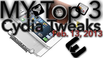 My Top 3 Cydia Tweaks #2 | iOS 6.1 Untethered Jailbreak - iPhone 5 - Feb. 13, 2013 - New