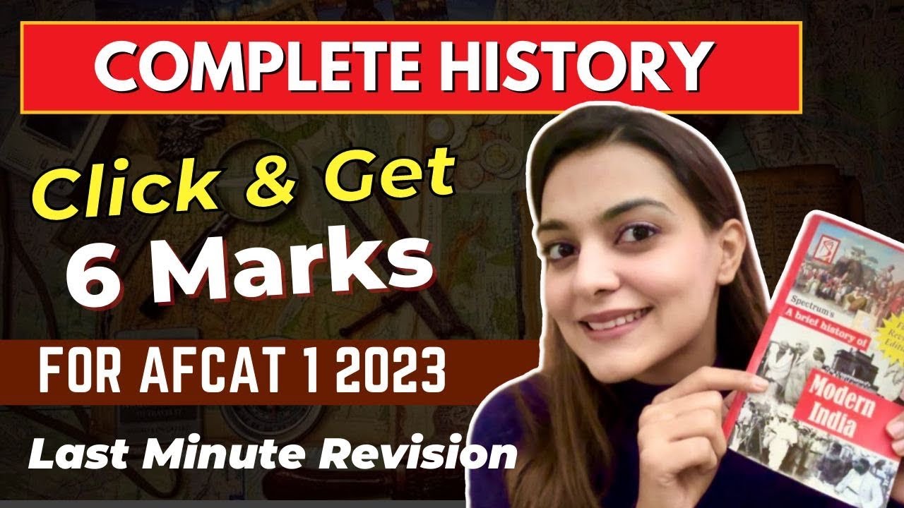 Modern History Revision for AFCAT 1 2023 | GK Last minute revision By Vaishalli Ma’am