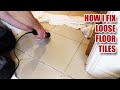 Fixing loose floor tiles and why they crack in new builds?