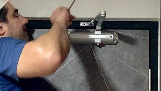 How to install an Automatic Door Closer / steps by step guide / DIY / Installation Guide