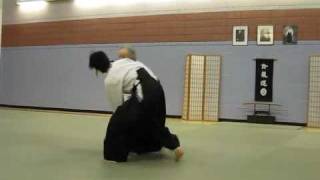 McGill Aikido, Daniel Laurendeau Sensei showing Morote-tori Iriminage