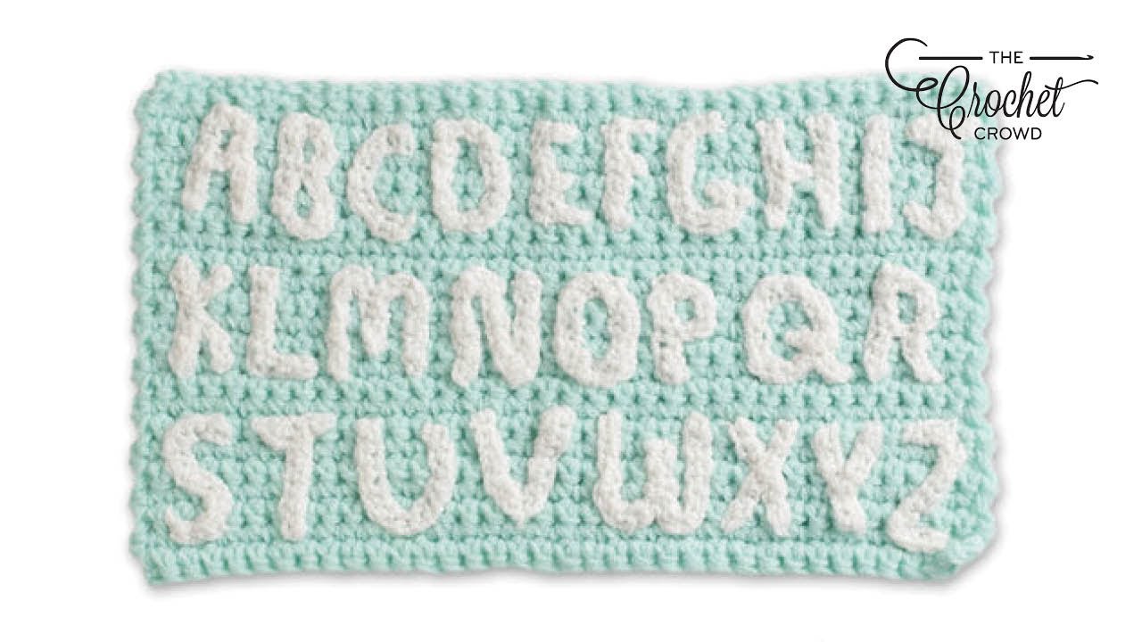 Crochet Alphabet Series | EASY | The Crochet Crowd