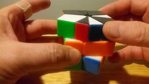 SQUARE 1 TUTORIAL ORIENTING THE EDGES AND THE DIFFERENT CASES..#yuxin #squareone #cubing  #moyu #yj