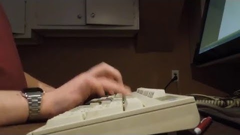 IBM Model M2 Keyboard Review + Typing on it