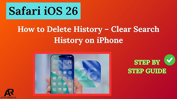 How to Delete History on Safari iOS 26 – Clear Search History on iPhone