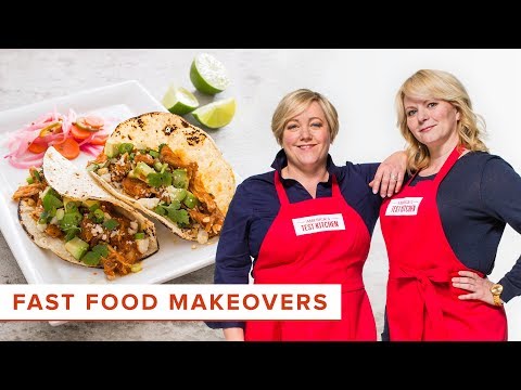 How to Make Over Fast Food Favorites: Shredded Chicken Tacos and Grilled Pizza