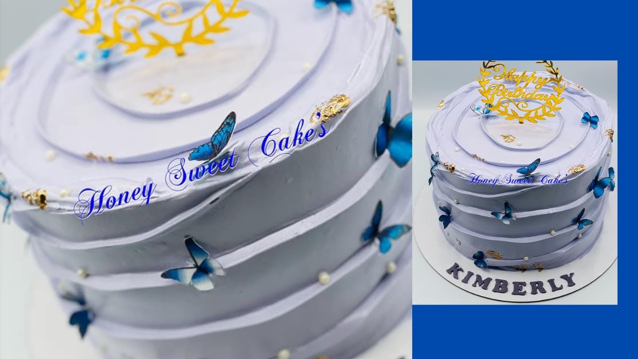 Pastel con Mariposas 🦋   Butterflies Cake