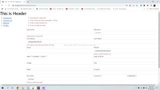 C# MVC Validation-5   ValidationSummary And Custom Message