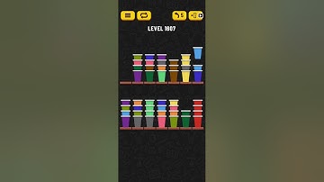 Cup Sort Puzzle Level 1607 = Water Sort Puzzle Level 1607 = Ball Sort Puzzle Level 1607 All the same