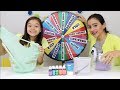 DESAFIO DA ROLETA MISTERIOSA DE SLIME!! Mystery Wheel Of Slime Challenge!!