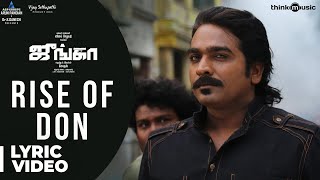 Junga | Rise of Don Song Lyrical Video | Vijay Sethupathi, Sayyeshaa | Siddharth Vipin | Gokul chords