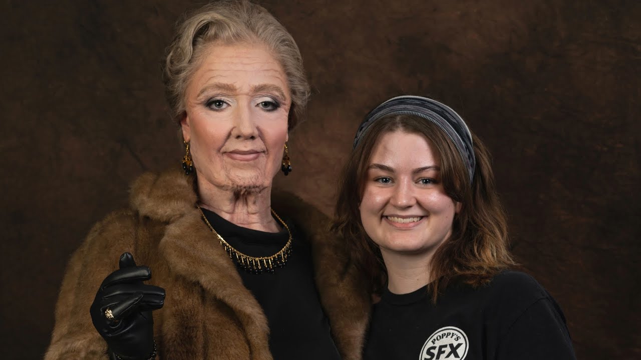 Old Age Prosthetic Transformation- Prosthetic Application Time Lapse